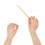 Music conductor hands