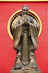 statue of confucius in chinatowns wat traimet bangkok thailand_music education quotes