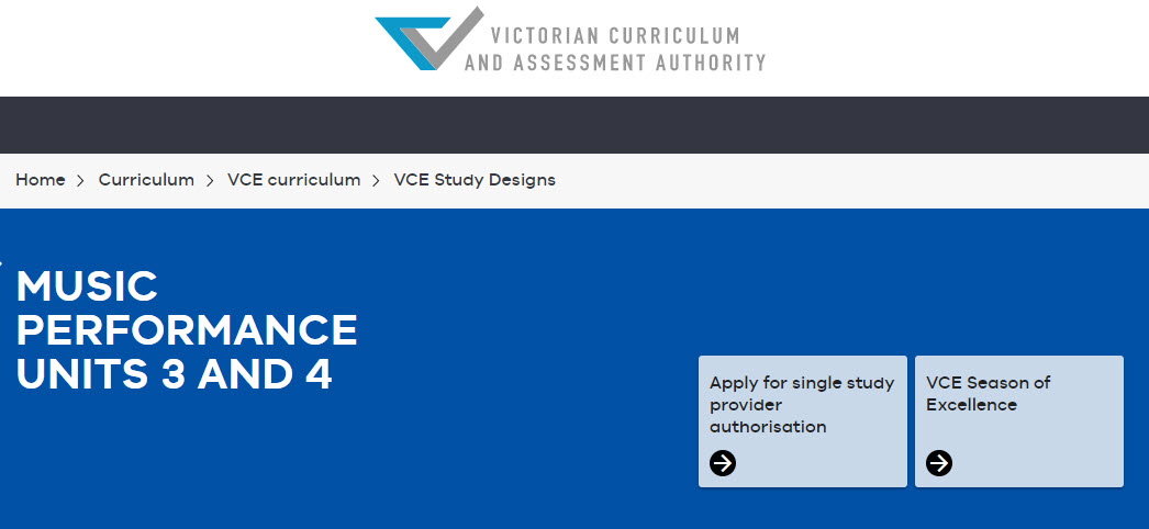External VCE Publications - Links from VCAA (related to the current VCE